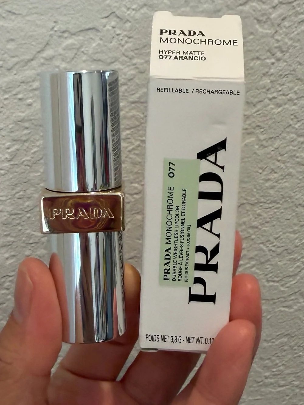 NIB Prada Monochrome Hyper Matte Lipstick